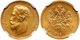 Russia. 5 Roubles, 1902-AR. NGC MS65