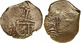 Bolivia. Cob 2 Reales, 1671-E (Potosi). ANACS VF20