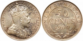 Canadian Provinces: Newfoundland. 50 Cents, 1909. PCGS EF45