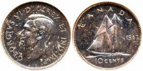 Canada. Specimen 10 Cents, 1947. ANACS PF65