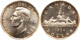 Canada. Dollar, 1950. NGC MS66