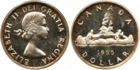 Canada. Dollar, 1955