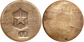 Chile. Copiapo Peso, 1859. ANACS AU55