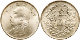 China-Republic. Dollar, Year 3 (1914). PCGS MS64