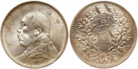 China-Republic. Dollar, Year 3 (1914). PCGS UNC