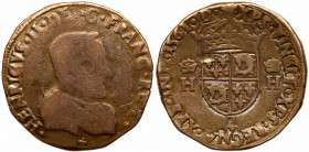 France. Teston, 1561-Z (Grenoble). VG