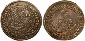 German States: Saxony. ½ Taler, 1612. EF