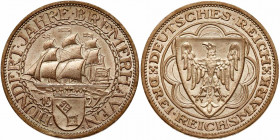 Germany. 3 Reichsmarks, 1927-A. UNC
