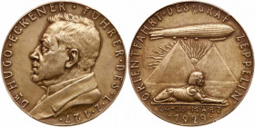 Germany. Graf Zeppelin Silver Medal, 1929. PCGS SP62