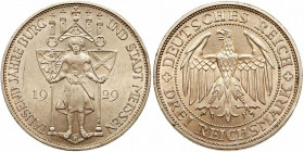 Germany. 3 Reichsmark, 1929-E. UNC