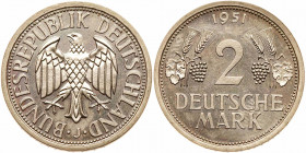 Germany. 2 Mark, 1951-J. NGC PF66