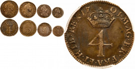Great Britain. Maundy Set, 1701