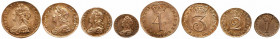 Great Britain. Maundy Set, 1739. AU