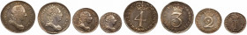Great Britain. Maundy Set, 1772. EF-AU