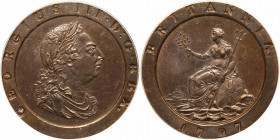 Great Britain. 'Cartwheel' Twopence, 1797. PCGS MS63