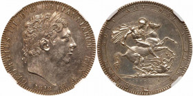 Great Britain. Crown, 1818. NGC UNC