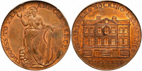Great Britain. Essex. Conder Halfpenny, 1794. NGC MS63