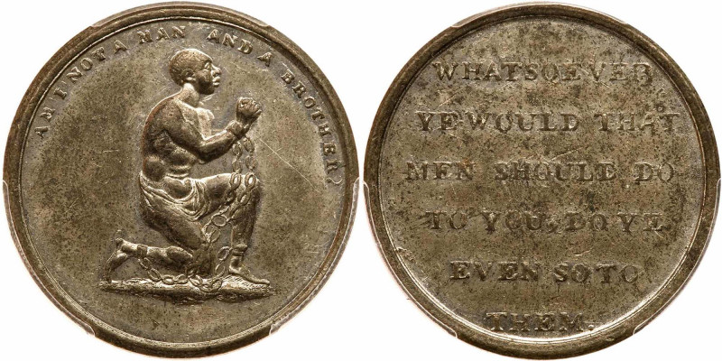 Great Britain. Middlesex. Conder Penny, ND. D&H-237. Struck in White Metal. Poli...