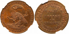 Great Britain. Middlesex. Conder Halfpenny, ND. NGC MS63