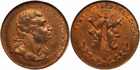 Great Britain. Middlesex. Conder Halfpenny, ND. NGC MS62