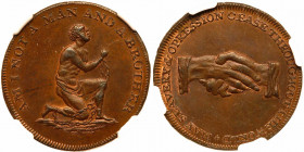 Great Britain. Middlesex. Conder Halfpenny, ND. NGC MS63