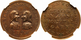 Great Britain. Middlesex. Conder Farthing, 1795. NGC MS62