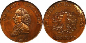 Great Britain. Staffordshire. Conder Halfpenny, 1796. NGC MS64