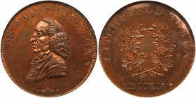 Great Britain. Staffordshire. Conder Halfpenny, 1796. NGC MS63