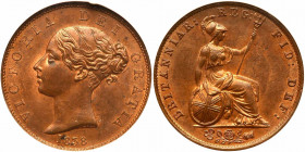 Great Britain. Halfpenny, 1838. ANACS MS63