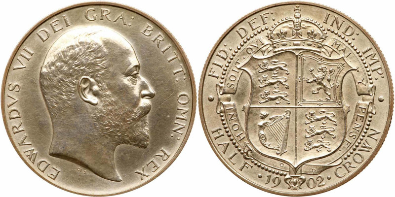 Great Britain. Halfcrown, 1902. S.3980; KM-802. Edward VII. Light hairlines. Mat...