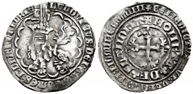 Belgium. Lodewijk II van Male. Double groot. (1346-1384). Vlaanderen (Flanders). (Vanhoudt-G 2606). (De Mey-Flanders 218). Ag. 3,95 g. Choice VF. Est....