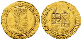 Great Britain. James I (1603-1625). Double crown. Tower. (Km-40). (Fr-235). (S-2623). Au. 4,89 g. Choice VF/Almost XF. Est...2000,00. 

Spanish desc...