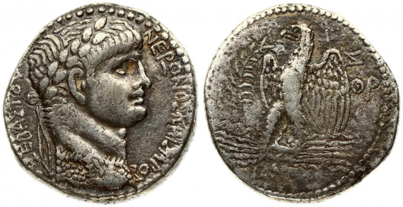 Roman Empire Syria 1 Tetradrachm Nero (54-68 AD). Year 7 (= 60/61). Antioch (Syr...