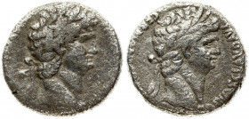 Roman Empire Syria 1 Tetradrachm Nero with Divus Claudius (63-68 AD). Averse: Laureate head of Nero right. Reverse: Laureate head of Divus Claudius ri...
