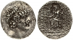 Greece Seleucids Kingdom 1 Tetradrachm Antiochos VIII Epiphanes (Grypos) (125-96 BC). Averse: Diademed head of Antiochos VIII to right. Reverse: ΒΑΣΙΛ...