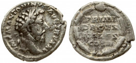 Roman Empire 1 Denarius (170/171) Marcus Aurelius AD 161-180. Rome. Averse: IMP M ANTONINVS AVG TR P XXV; laureate head of Marcus Aurelius right / PRI...