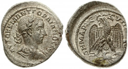 Roman Empire Syria 1 Tetradrachm Gordianus III Pius (238-244 AD) Antiochia AD 241-244. Averse: AYTOK K M ANT ΓOPΔIANOC CEB; laureate; draped and cuira...