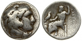 Greece Kingdom of Macedon 1 Drachm Alexander III the Great(336-323 BC). Kolophon mint c. 322-319 BC. Averse: Head of Herakles right; wearing lion's sk...