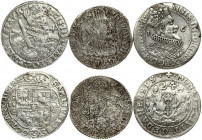 Poland 6 Groszy & 1 Ort (1596-1624). Sigismund III Vasa (1587-1632). Averse: Crowned half-length figure right. Reverse: Crowned shield within fleece c...