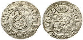 Poland 1/24 Thaler 1614 Bydgoszcz. Sigismund III Vasa (1587-1632). Averse: Crowned shield. Reverse: 24 within orb dividing date. Silver. Nechitailo-Za...