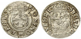 Poland 1/24 Thaler 1615 Bydgoszcz. Sigismund III Vasa (1587-1632). Averse: Crowned shield. Reverse: 24 within orb dividing date. Silver. Nechitailo-Za...