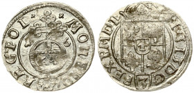 Poland 1/24 Thaler 1616 Bydgoszcz. Sigismund III Vasa (1587-1632). Averse: Crowned shield. Reverse: 24 within orb dividing date. Silver. Nechitailo-Za...