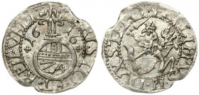 Poland POMERANIA-STETTIN 1/24 Thaler 1616 Philipp II(1606-1618). Averse: Crowned griffin to left with sword and book in circle. Averse Legend: PHILIPP...