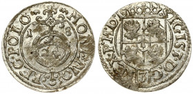 Poland 1/24 Thaler 1618 Bydgoszcz. Sigismund III Vasa (1587-1632). Averse: Crowned shield. Reverse: 24 within orb dividing date. Silver. Nechitailo-Za...