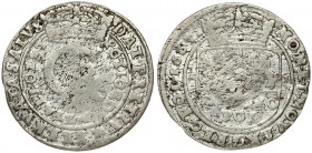 Poland 1 Gulden (Tymf) 1665 AT Bydgoszcz. John II Casimir Vasa (1649–1668). Averse: Crowned monogram. Reverse: Crowned shield; XXX GRO on shield. (SEE...