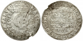 Poland 1 Gulden (Tymf) 1665 AT. John II Casimir Vasa (1649–1668). Averse: Crowned monogram. Reverse: Crowned shield; XXX GRO on shield.(on the reverse...