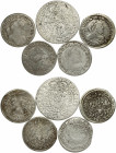 Poland 1 Gulden (Tymf) 1666 AT & 6 Groszy (1680-1681) TLB. John II Casimir Vasa (1649–1668) & John III Sobieski(1674-1696). Averse: Crowned monogram. ...