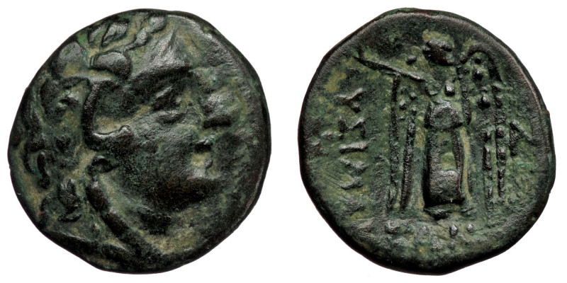 The Thracian Chersonese. Lysimacheia circa 309-221 BC. AE (Bronze. 3.52 g. 13 mm...