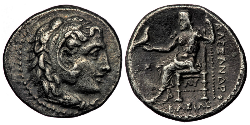 KINGS of MACEDON. Alexander III. 336-323 BC. AR Hemidrachm (Silver. 2.08 g. 13 m...