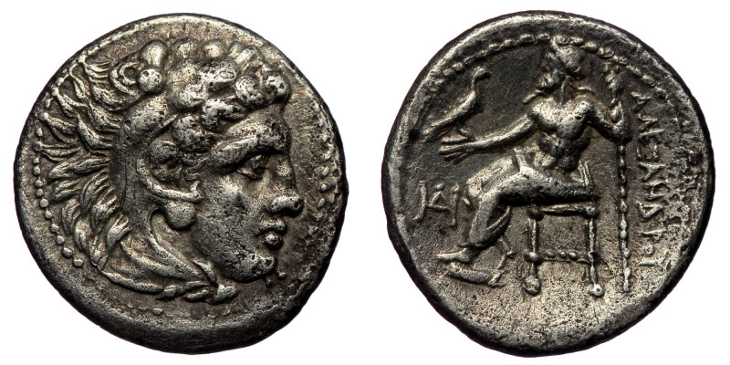 Kings of Macedon. Miletos. Alexander III "the Great" 336-323 BC. Drachm ( Silver...